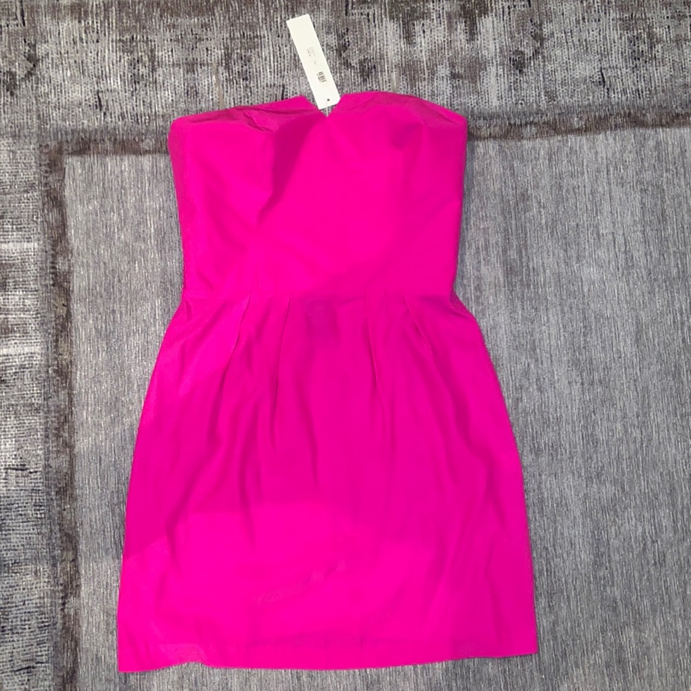 Amanda Uprichard cocktail magenta dress